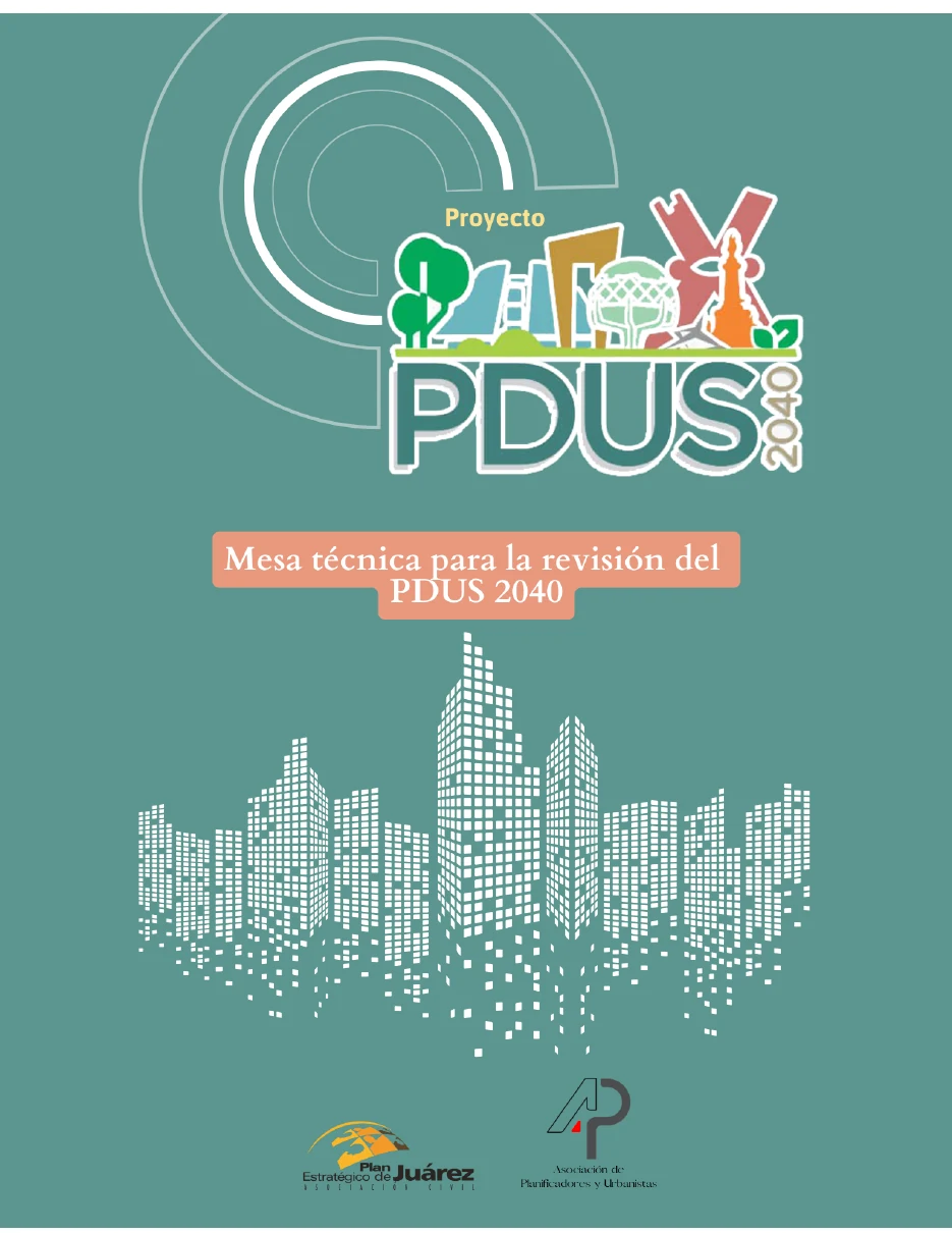 Portada de Observaciones y propuestas al proyecto del PDUS 2040